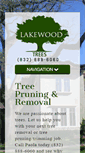 Mobile Screenshot of lakewoodtrees.com